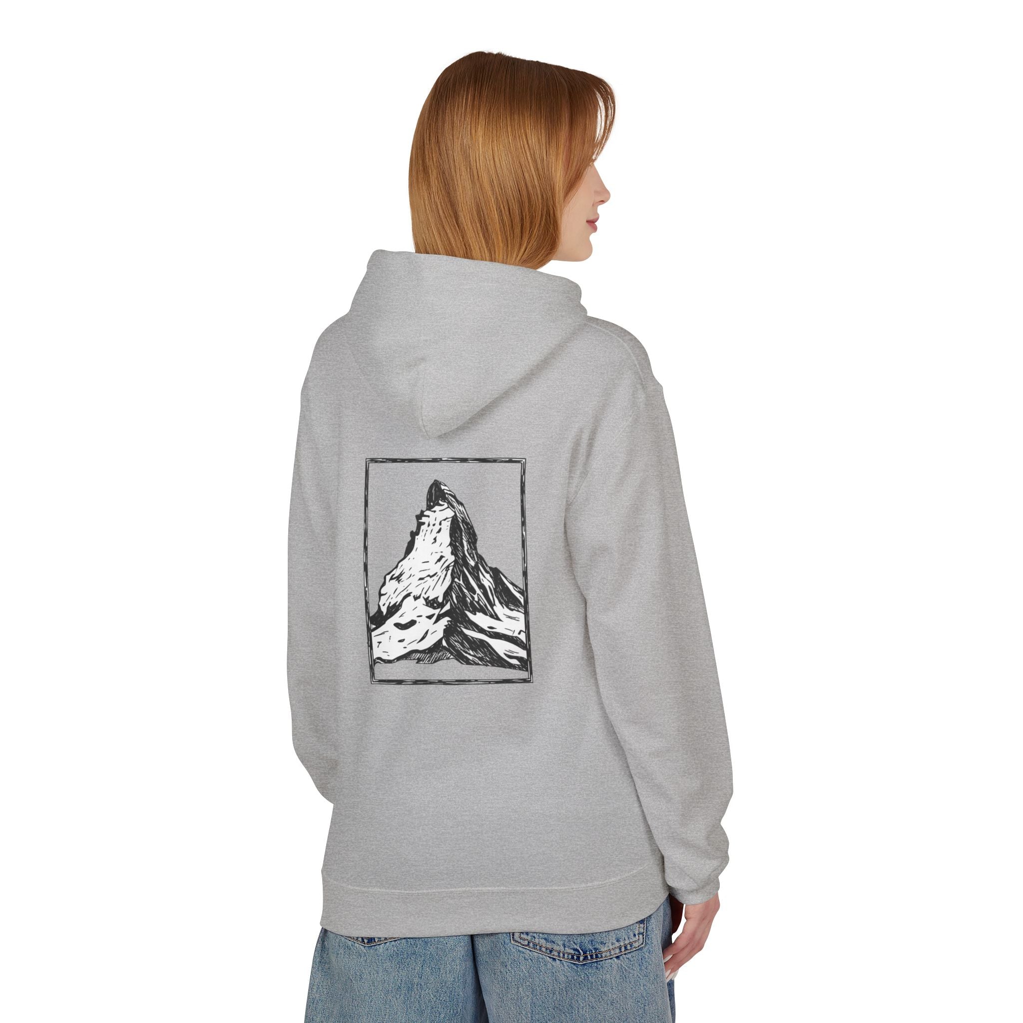Grey Matterhorn hoodie