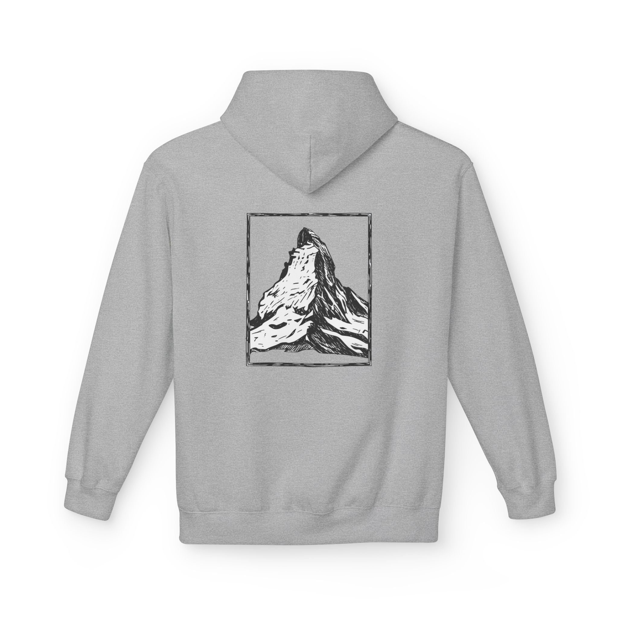 Grey Matterhorn hoodie
